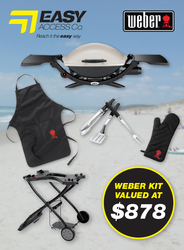 Read more about the article Easy Access Smoking Hot Summer Giveaways – FREE WEBER BBQ KIT