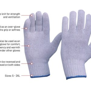 Esko Knitted Polycotton Gloves