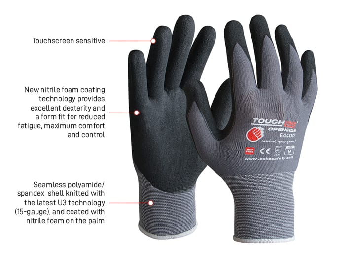 Esko Openside Touchline Gloves - R&S Trade Centre