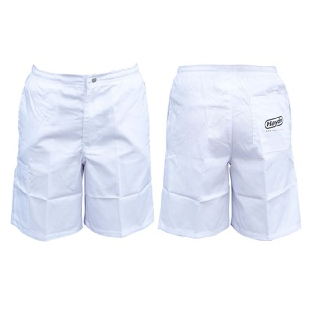 Haydn Lightweight White Painters Shorts