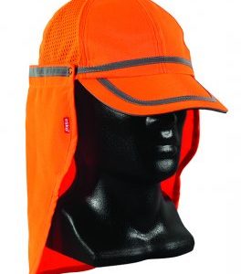 Hi-Vis Baseball Cap Orange (Plus Neck Sun Shield)