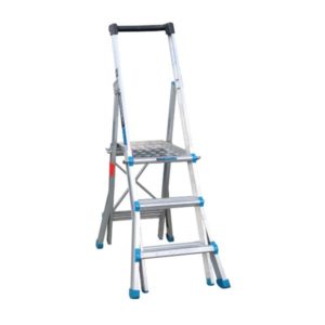 OX Adjustable/Telescopic Platform Ladder (3-5 Step)