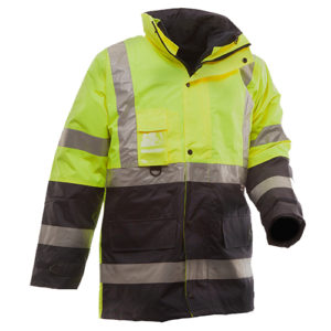 Safety Tech Jacket – Yellow/Navy