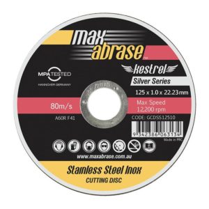 Sterling Stainless Steel Cutting Disc – 125mm x 1.0mm (10 Pack)