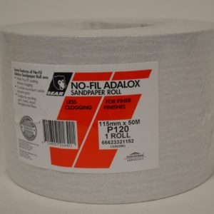 Norton No-Fill Sandpaper Rolls – 115mm x 50m
