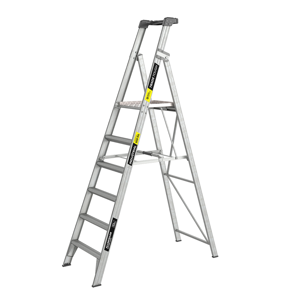 Easy Access TradeTough Platform Ladder - 200kg Rated