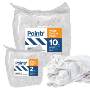 Paintr White Cotton Rags – 2kg
