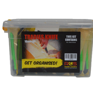 TradiesChoice Knife Kit Heavy Duty – 25mm (10 Pack)