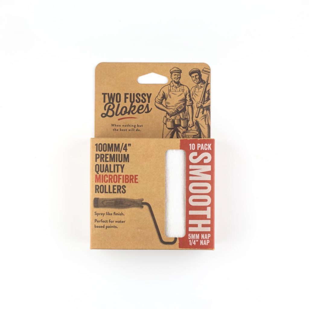 Two Fussy Blokes Mini Microfibre Sleeves 100mm x 5mm - 10 Pack