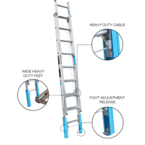 Trade Series Extension Ladder With Levelling Feet