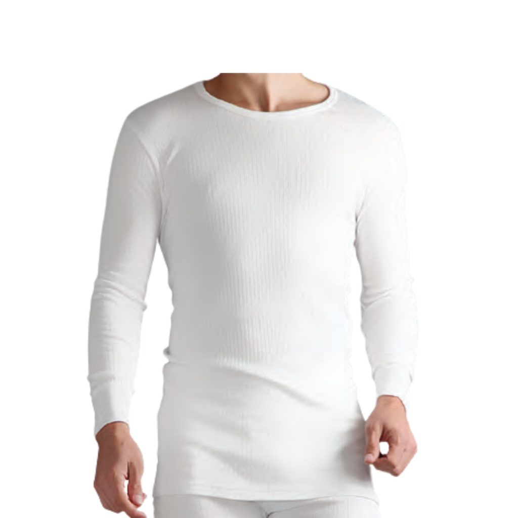 Thermal Long Sleeve Top - White