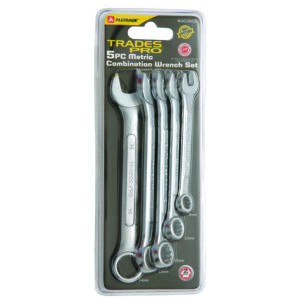 Powerbuilt 5pc Metric Ring and Open End Spanner Set