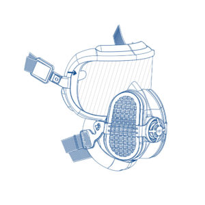 GVS SPM520 Peel off Visor for Integra Full Face Respirator – 10 Pack