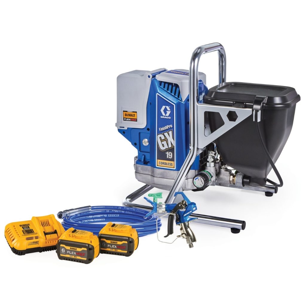 Graco FinishPro GX-19 Cordless Airless Sprayer With Hopper