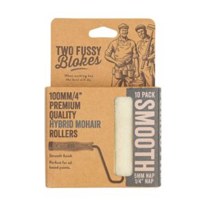 Two Fussy Blokes Mohair Mini Roller Sleeves 100mm x 5mm – 10 Pack