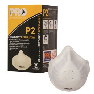 Pro Choice P2 Dust Mask Non-Valved – 20 Pack