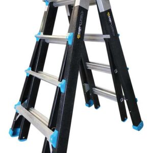 Trade Series Fibreglass All-In-One Telescopic Ladder (4-7 Step)