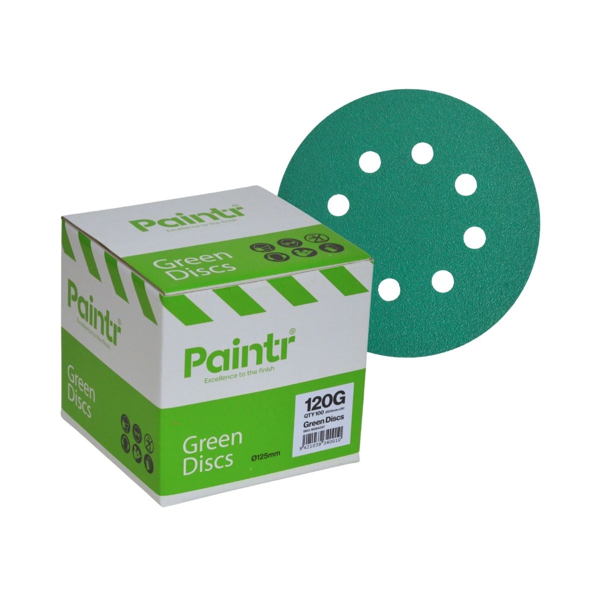 Paintr Green Disc - 125mm - Image 2