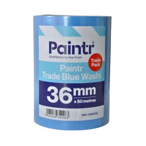 Paintr Trade Blue Washi Tape – Medium Adhesion