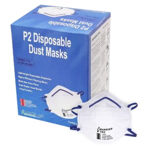 Conical Dust Masks P2, Non Valved – 20 Pack