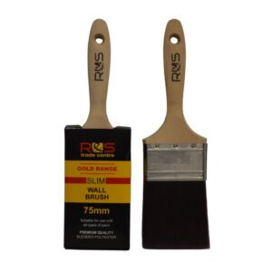 R&S Gold Slim Wall Brush – 75mm